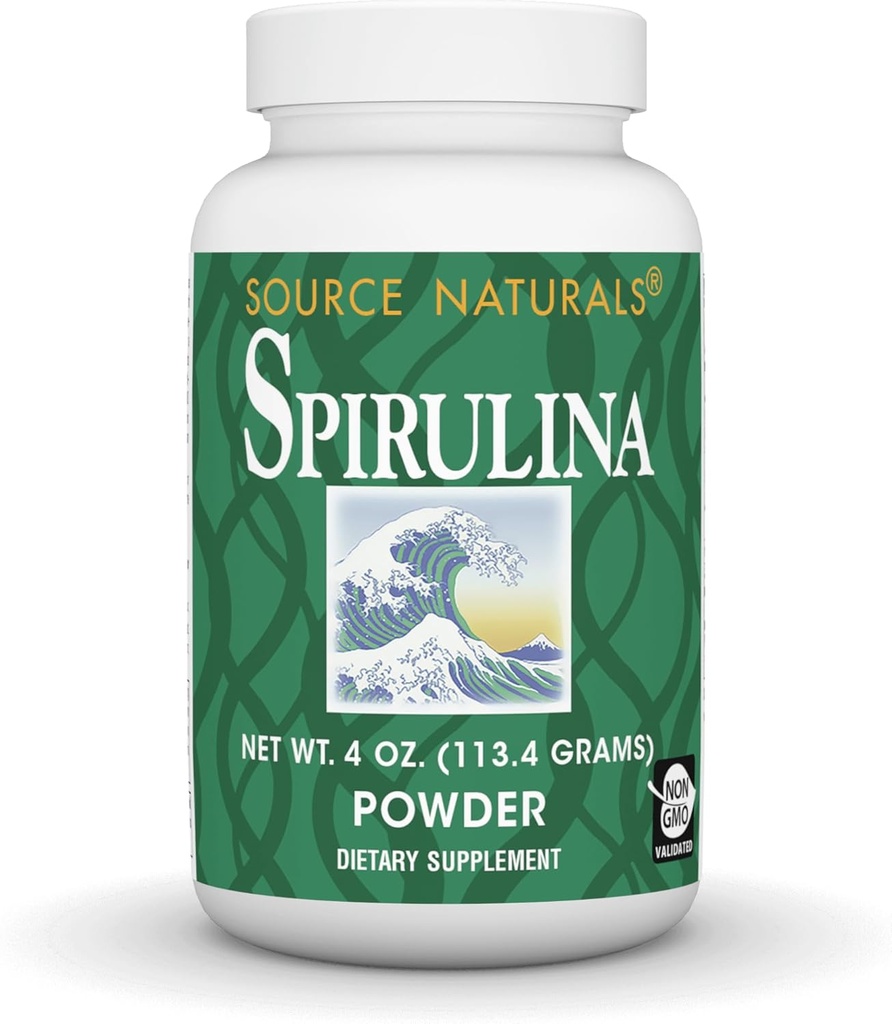 Allikas Naturals Spirulina - immuunsüsteemi toetuseks - 4 oz pulber