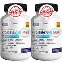 ProstateViva Max Supplements for Men Capsules, Health Supplements - Maximum Strength, All Natural to Support Normal & Healthy Function (120 Capsules)