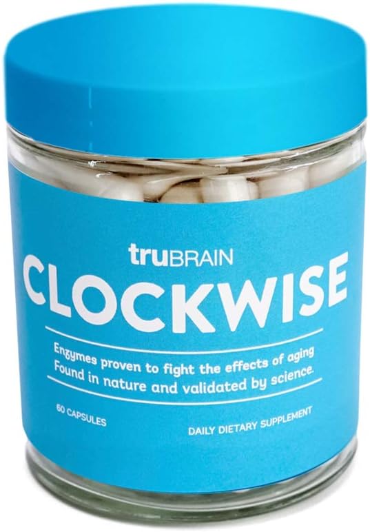 TruBrain Clockwise ← Nicotinamide ← NAD Booster Silencio Incrementa la energía " Promueve la inmunidad celular contra el envejecimiento