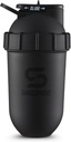 SHAKESPHFaker Botol - 24oz Leak Provior Protein Bottle for Pre Workout, Smoothie, and Powder Drink Drink, No- Blade Mixer for Gym, BPA- Free, Easy Clean & Easy to Carry (Matte Black)