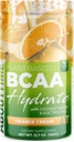 Om tid BCAA Hydration Powder Orange Cream, med L-Glutamin & Electrolytes, Non-GMO, Gluten Free, Monk Fruit, Coconut Water, 20 portioner