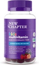 New Bab Anak Multivitamin Gummies - 65% Gula, Anak Gummy Vitamin dengan Vitamin C, D3 & Zinc, Non-GMO, Gluten Free, Berry- Citrus, 60ct