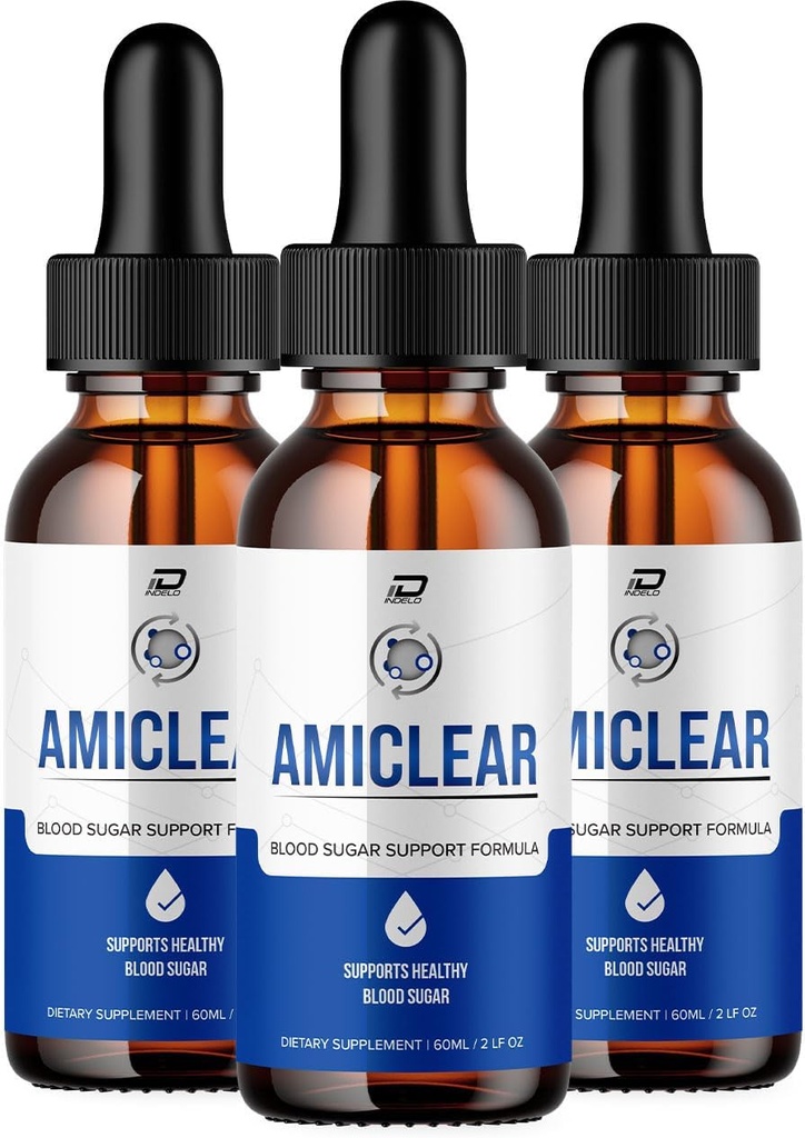 Amiclear Drops 健康公式 - 饮食补充剂 Drops - 额外力量 Amiclear 液体 Drops, 葡萄种子, Amiclean Drops Reviews (3 Pack - 180 ML)