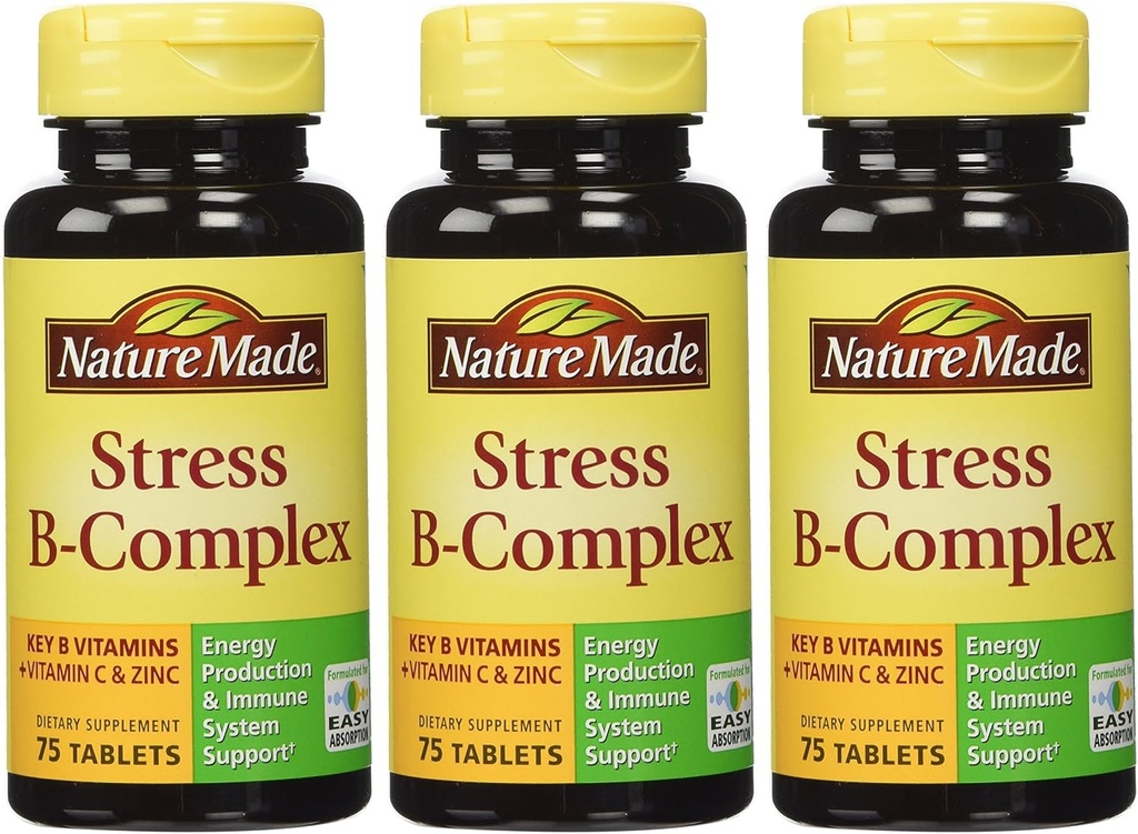 Nature Made Stress B Complex W Zinc Tamaño 75ct