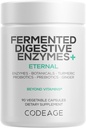 Codeage Fermented Digestive Enzymes Supplement 3-Month Supply - 14 Digestive Enzymy, Probiotika, Prebiotika, Fermented Botanicals, Plant- Based Multi Pancreatic Enzymes - 1 kapsle denně - 90 Kapsle