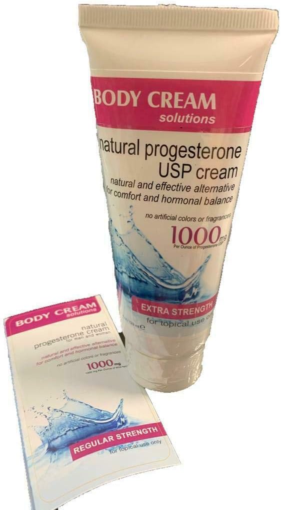 Crema De Progesterona Natural para Un Sano Balance Hormonal Femenino Durante La Menopauzija - 4 Oz