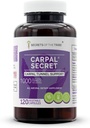 Rahasia Suku - Carpal Secret, Carpal Tunnel Dukungan, Herbal Suplemen Blend (120 Kapsul)