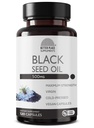 Black Seed Oil Capsules | (Non-GMO & Vegan) Cold-Pressed Nigella Sativa Providing Pure Black Cumin Seed Oil | Super Antioxidant for Digestion, Joints, Hair & Skin | 500mg per Capsule