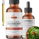 Pura Herba Cranberry Tincture - Organic Cranberry Extract Liquid, Alcohol - Free Herbal Supplement - Made in USA