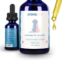 PranaPets Immunity Blend supplement for Dogs ' Cats , Naturally Assistances Relieve Fatigue ' Weakness in Pets | Promoting Increased Energy, Normal Appetite ' Immune Support