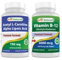 Acetyl L-Carnitine and Alpha Lipoic Acid 750 mg & Vitamin B-12 6000 mcg