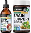 BIO KRAUTER Brain 60 Gummies & Brain Support Tincture 4 Fl.