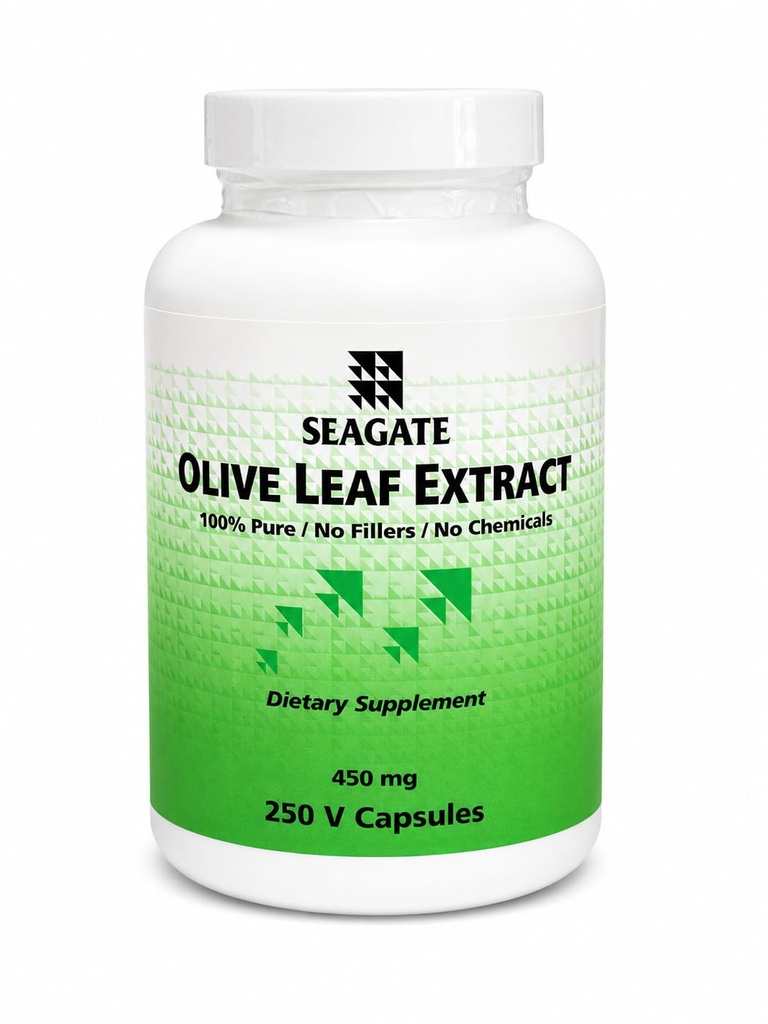 Seagate Products Olive Leaf Extract 450 mg 250 Capsules