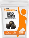 BulkSuplements.com Extrato de radiado preto em pó - Espanhol Black Radish Supplement, Suplemento de ervas - Vegan & Gluten Free, 1g por serviço, 1kg (2,2 lbs) (Pacote de 1)