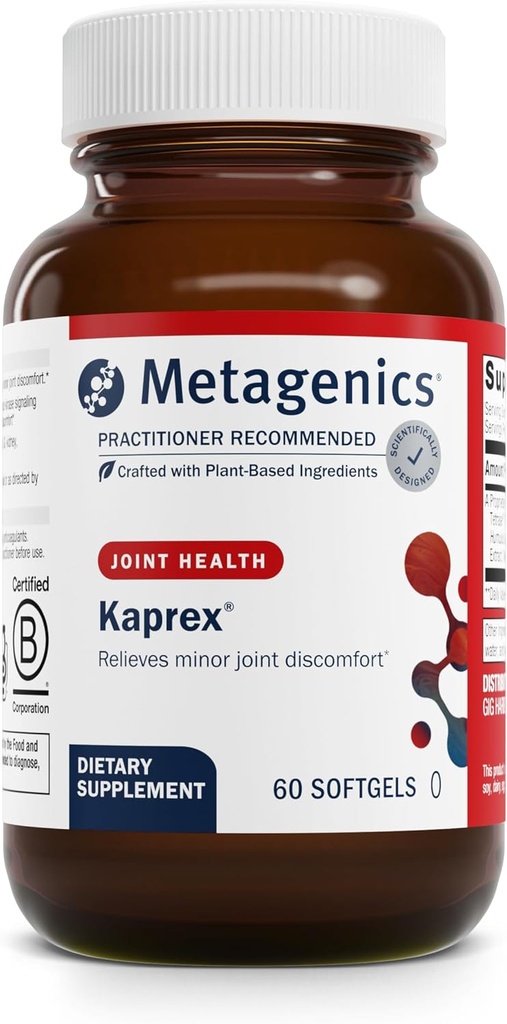 Metagenics Kaprex, Selektívny Kinase Response Modulátory pre spoločný komfort, Plant Based - 60 Softgels
