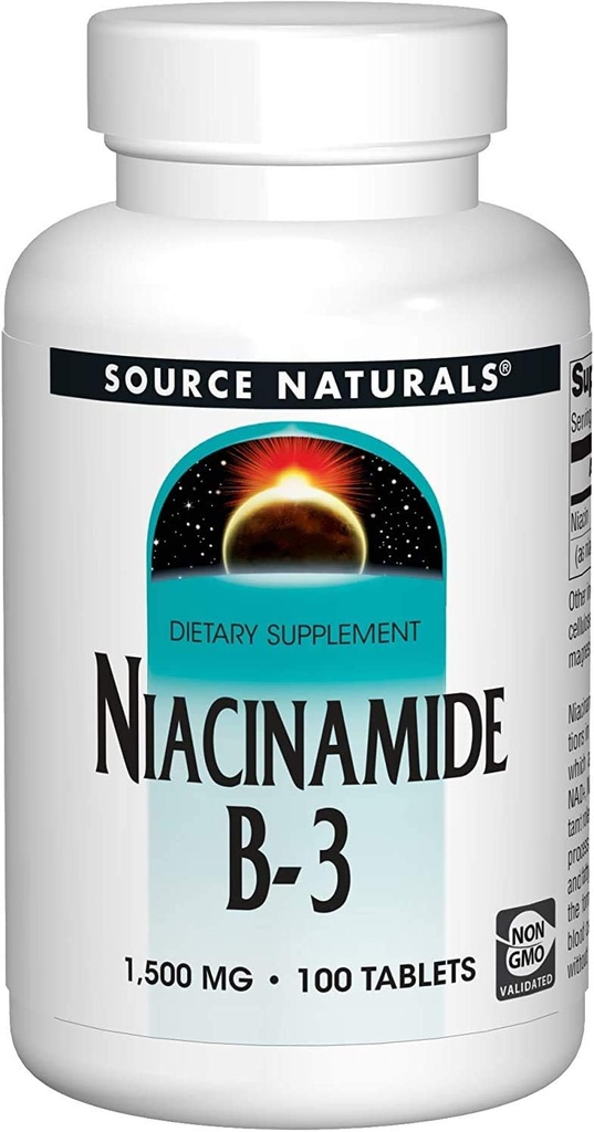 Zdroj Naturals Niacinamid 1500mg, 100 Tabs (2 balení)