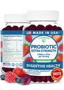 Lunakai USA Made Probiotic Gummies - 5 Billion CFUs, Vegan, Non-GMO, Gluten-Free - Digestive & Immune Support for Women & Men - 60 Chewable Gummies