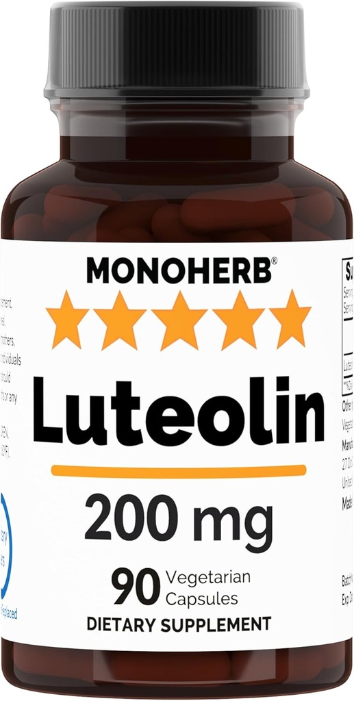 Luteolin 200 mg - 90 Veg kapslar - 90 portioner