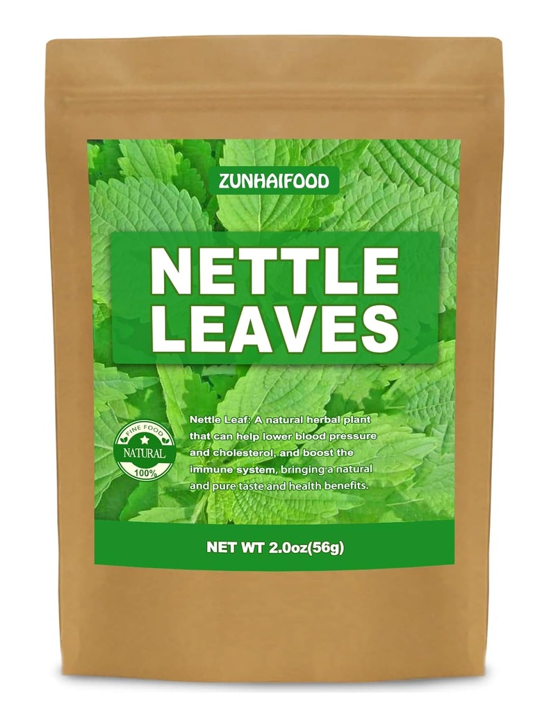Premium Full Nettle Leaves, Natural Nettle Leaf, 2.0 oz(56g), 1, 100% Pure, No Gmo, No Addtives