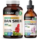 BIO KRAUTER Dan Shen 250 kapselia & Astragalus Tincture 4 Fl. Oz.