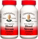 Fórmulas orixinais de Christopher's Blood Stream Formula - Blood Circulation Supplements - Apoia a elasticidade do vein, Clean & Pure Bloodstream - Pack de 2