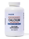 Major Oyster Shell Calcium with Vitamin D3 500 mg / 5 mcg (200 IU) - Daily Calcium Supplement - 300 Tablets (1 Pack)