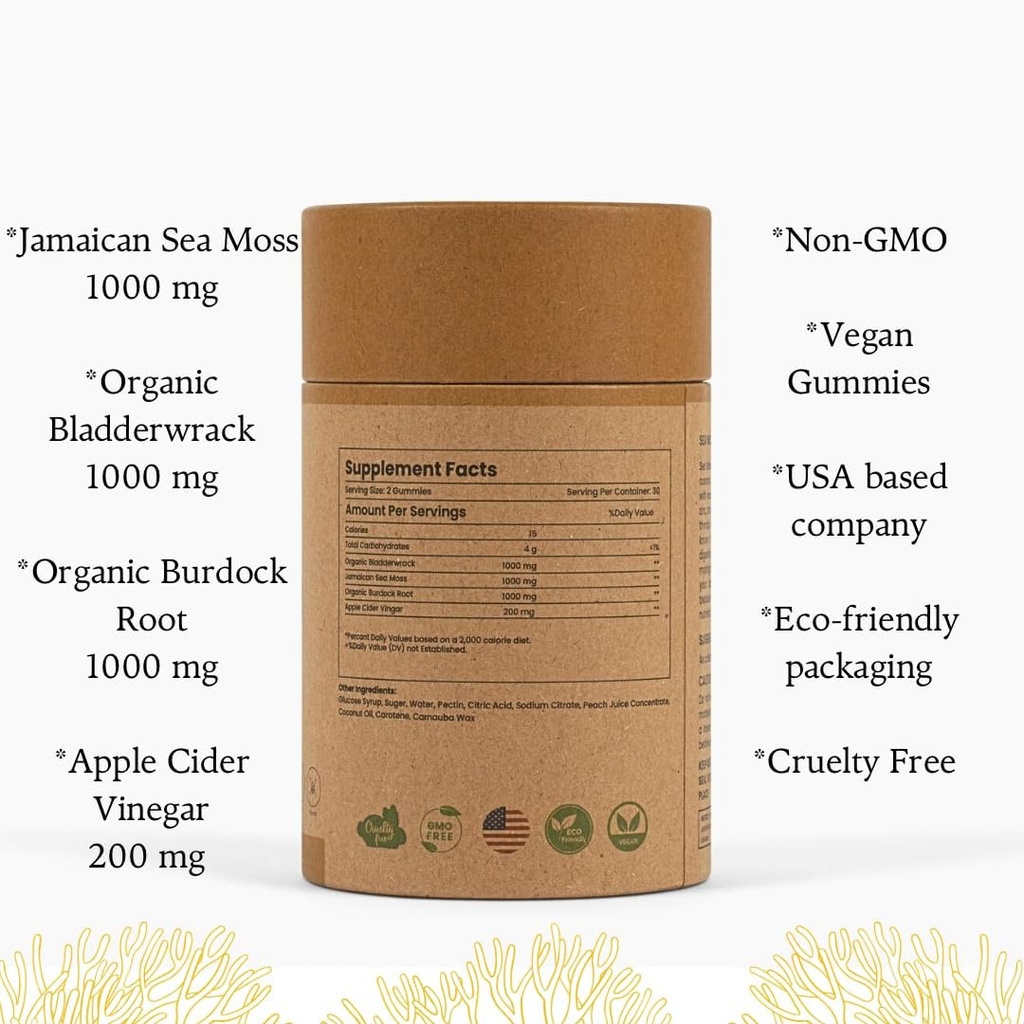 Mar jamaicans Mos + Apple Cider Vinegar (Veugan Mar Mos)