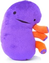 I Heart Guts Kidney Plush - 9" Kidney Xəstəlik, Transplantasiya, Dializ, CKD, Polycystic Kidney, Renal Başarısızlığı - Funny Get Well Gift