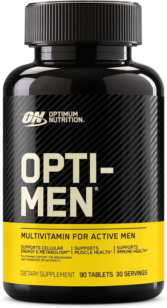 Paquete de comprimidos multivitamínicos Opti-Men de 90 (Packaging May Vary)