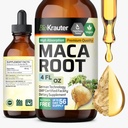 BIO KRAUTER gouttes liquides de racine de maca - Teinture d'extrait de maca - Vegan, sucre et alcool sans extrait 4 Fl.Oz.