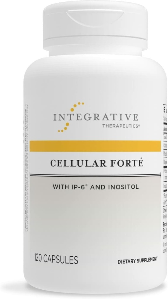 Integrative Therapie Cellular Forte - Inositol Supplement für Immunsystem & Cell Health Support* - Enthält IP-6 - Vegan, Gluten-Free & Dairy-Free - 120 Kapseln (60 Portionen)