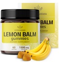 Kẹo chanh HBAMAPMA Bình tĩnh Gummies - 500mg kẹo chanh để thư giãn - phụ nữ ăn chay Vegan Non-GMO Melissa Officinalis - 60 Pectin-basvavored
