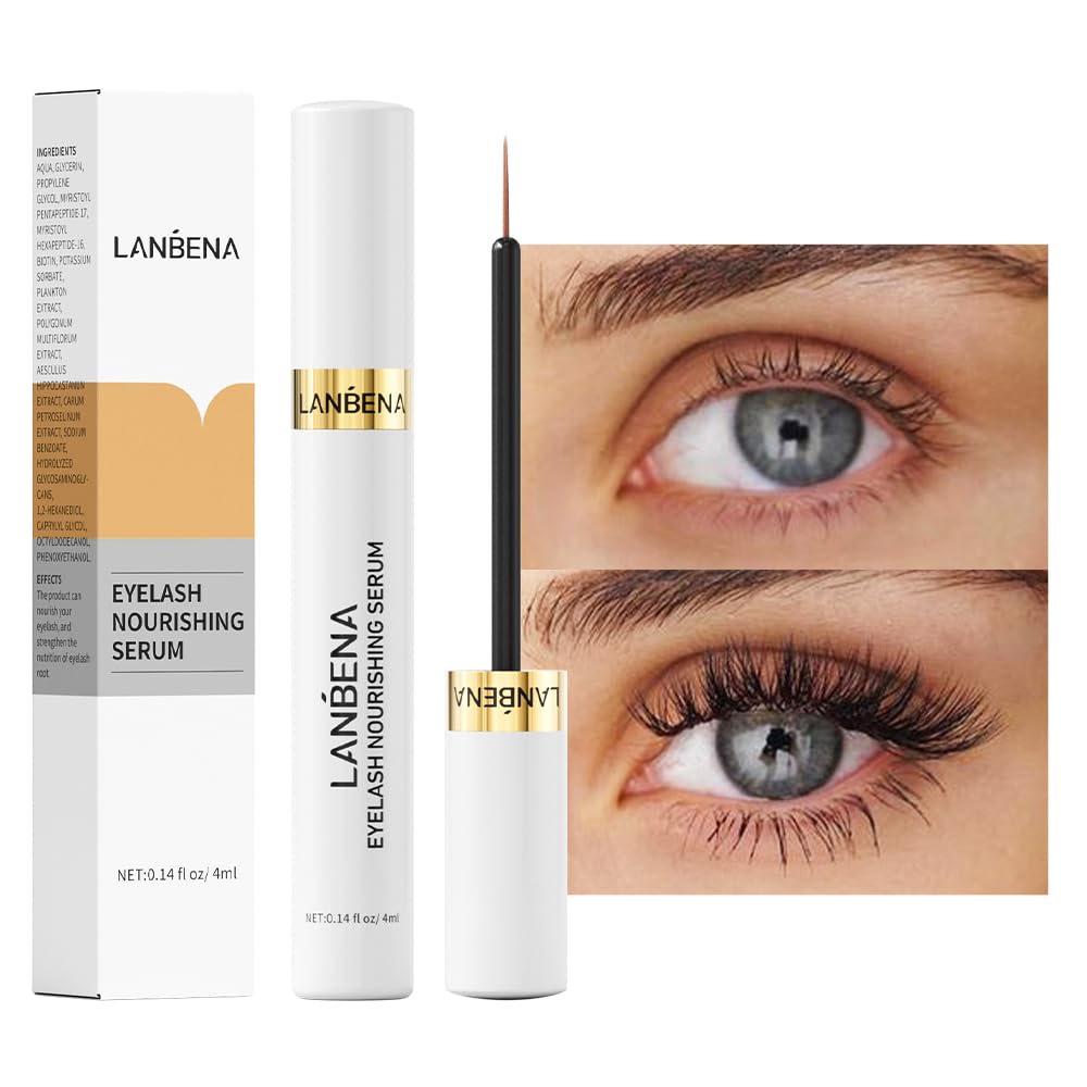 LANBENA ripsmete kasvuseerum, täiustatud ripsmete ravi (Eyelash Growth Seerum - A)