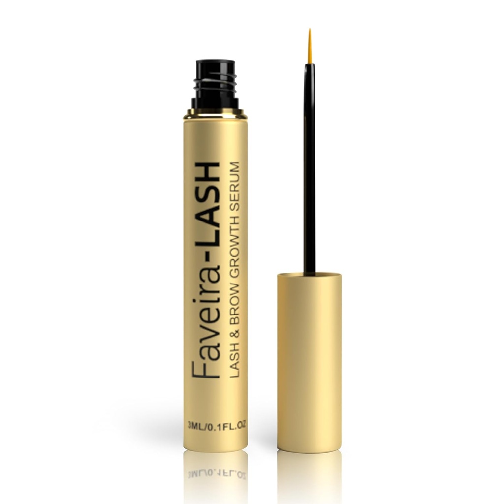 Eylash sérum pro růst eylash: Faveira Beauty Eylash and Brow sérum s pokročilým vzorcem pro delší Fuller a silnější luscious řasy a obočí 3ML