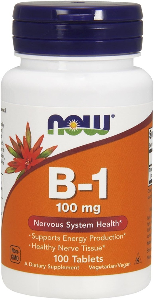 JETZT Vitamin B-1 (Thiamin) 100mg, 100 Tabletten (Pack von 4)