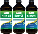 Best Naturals 100% Pure Neem Oil, 100% Cold Pressed and Unrefined - 16 ОЗ (3 бутылки)