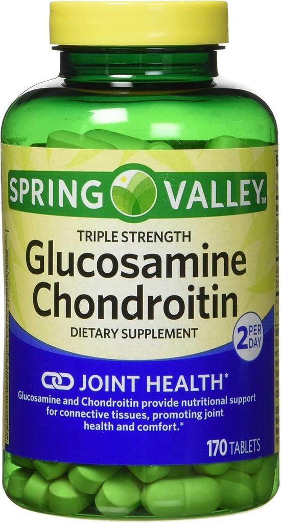 وادي الربيع - Glucosamine Chondroitin, Triple Strength, 340 Tablets, Twin Pack