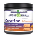 Amazing Formulas Micronized Creatine Monohydrate Powder Supplement | 5000 mg Per Serving | Ideal Pre & Post Workout Supplement | Made in USA (1 LB, Orange)