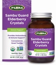 Flora - SambuGuard Elderberry Crystals, gir antioksidanter og immun støtte, styrke immunismen, Detox kroppen, øke energi, 1,7-oz. Powder