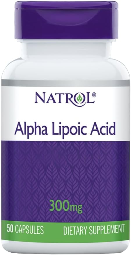 Natrol Alpha Lipoic Acid 300mg Cápsulas, 50 Count (Pack of 3)