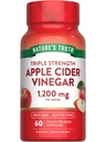 Nature's Truth Apple Cider Vinegar Capsules | 1200mg | Quick Release Pills | Non-GMO & Gluten Free Supplement