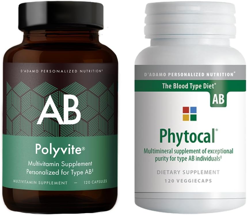D'Adamo Gepersonaliseerde Voeding - Optimal Health Stack (Blood Type AB)