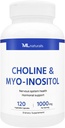 ML Naturals Choline & Myo- Inositol 120 Зеленчукови капсули, NSF-Certified & cGMP-Compliant