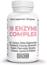 IBS Postbiotics Digestive Enzyme-s w Lactose Alpha-Galactosidase Pancreatic Amylase Lipase Protease Cellulase Bromelain Papain | Capsules Pills | Diarrhea Constipation Bloating Relief Supplement-s