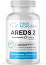 AREDS 2 视力健康眼维生素和矿物补充剂,Lutemax 2020,与自然眼研究所AREDS 2 研究成份Lutein,维生素C, & Zeaxanthin, 120 小型软胶
