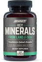 Onnit Key Minerals: Calcium, Magnesium, Molybdeen en Jodium Supplement (120ct)