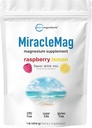 MiracleMag Calm Magnesium Powder , 1lb Magnesium Citrate Supplement , doce framboesa limão saboreado , calma e relaxação Suporte mineral , facilmente absorvido Ionic Magnesium , Não-GMO, Vegan, Açúcar grátis