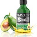 HNP Labs C60 Avocado olje kalde presset organisk - Økt energi, mental klarhet, langsom aldring naturlig og ytelse - 99.99% sublimert C60 USA laget organisk avocado olje - GMP sertifisert for sikkerhet
