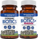 Stonehenge Health Dynamic Biotics + Dynamic Biotics+ for kvinner Probiotika Bundle Kosttilskudd for å støtte Digestive & Feminine Helse