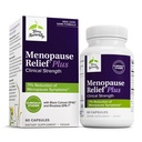 Terry Naturally Menopause Relief Plus - Menopause Symptom Supplement - Supplement to Aid Against Occasional Tiredness & Night Sweats - Supplement with Rhodiola & Black Cohosh - 60 Capsules